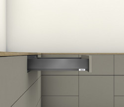 MERIVOBOX - Laterala M sertar 270mm gri 470M2702S  set Blum