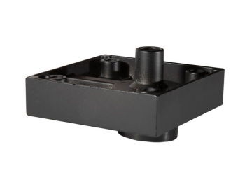 Picior mobila 206, 16mm finisaj negru