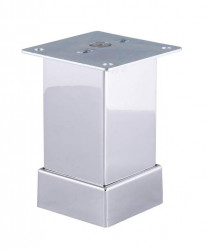 Picior mobila reglabil 40x40 finisaj crom lucios
