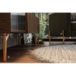 Picior mobila Slide Long H140mm/245mm auriu mat