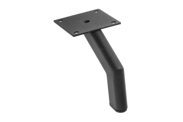 Picior mobila STOMP H120mm, finisaj negru mat