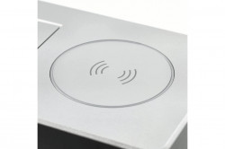 Priza AVARO PLUS 1xSCHUKO, 2xUSB (A+C),incorporabila, incarcare WIRELESS,  alb