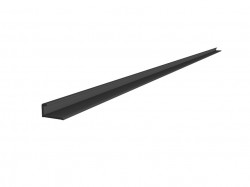 Profil aluminiu pentru banda LED Mono COB, 2m, finisaj negru Siro