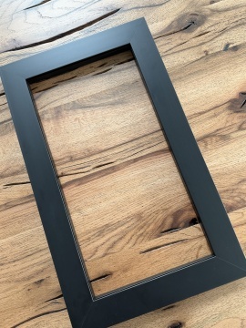 Rama aluminiu profil Z12, finisaj negru mat - Img 4