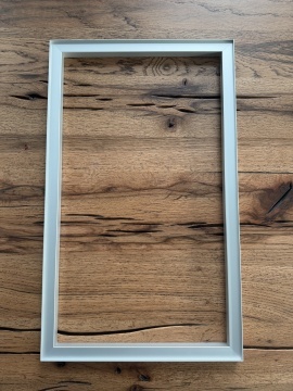 Rama aluminiu profil Z16, finisaj aluminiu