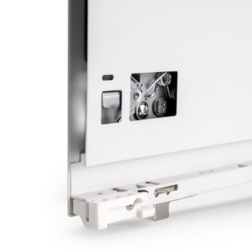 Sertar Emuca V H131mm, 350mm, soft close, 3D, 40kg, alb - Img 2