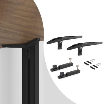 Sistem fixare corp mobilier sistem modular dressing Zero finisaj negru