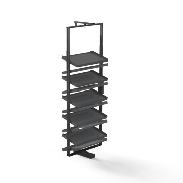 Suport pentru pantofi rotativ finisaj titan 1910x800x400 mm accesorii dressing Quartz - Img 3