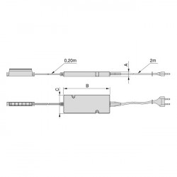 Alimentator banda LED (12V DC), 72W