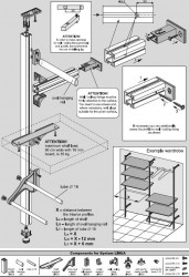 Capac profil vertical modular dressing Linea Sevroll
