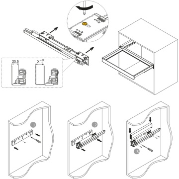 Distantier rama finisaj titan accesorii dressing Quartz - Img 3