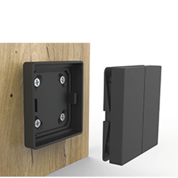 Intrerupator aplicabil pe mobilier Standard 55 PushPower, 4 cai, alb/negru, Siro - Img 3