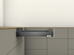MERIVOBOX - Laterala N sertar 450mm gri-orion 470N4502S set Blum