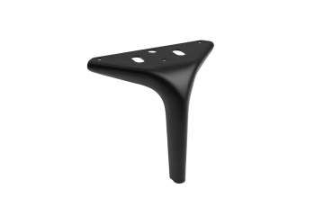 Picior mobila STABILIS H150mm finisaj negru mat