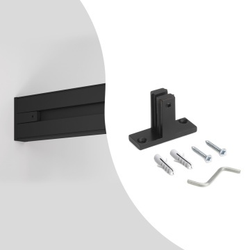 Piesa prindere profil pe perete sistem modular dressing Zero finisaj negru