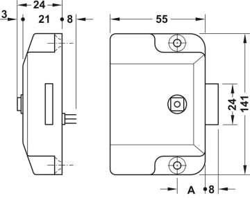 Pinlock Incuietoare cu bara rotativa 225.12.320 Hafele