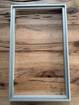 Rama aluminiu profil Z22, finisaj aluminiu