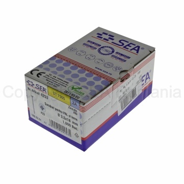 Surub pentru PAL si lemn cap inecat 3,5x18 PZ2 zincat alb - Img 2