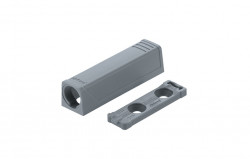 TIP-ON usi placuta adaptoare dreapta pt varianta scurta 956.1201 gri Blum