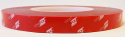 Banda dublu adeziva rosie 25mm*33m