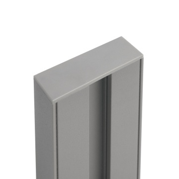Capac acoperire profil sistem modular dressing Zero, finisaj gri piatra - Img 2