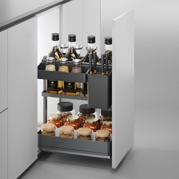 Cos Jolly Easy Handling cu accesorii, corp 300 si 400mm, finisaj gri antracit,