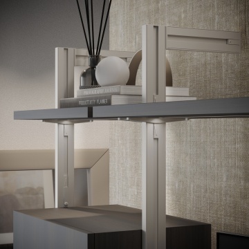 Imbinare profil sistem modular dressing Zero, finisaj gri piatra - Img 5