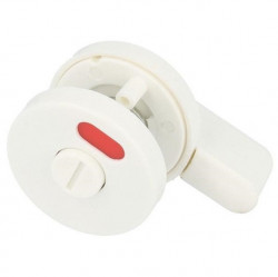 Incuietoare plastic pentru cabina toaleta alb, accesorii si feronerie compartimentari HPL compact