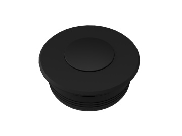 Intrerupator buton PushPower Mini35, 1 cale, negru/alb, Siro