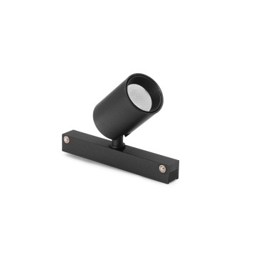 Lampa LED Focus pentru profil Diwo 24 V/DC, lumina calda 2700K finisaj negru - Img 6