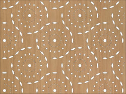 Panou perforat HDF LACCATO DAISYPOP beech