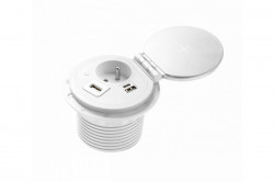 Priza CHARGER PLUS, 1xSCHUKO, 1xUSB A+C, HDMI,incorporabila, incarcare WIRELESS