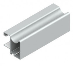 Profil vertical Round aluminiu 2900mm sistem usi glisante Terra 18mm Syskor