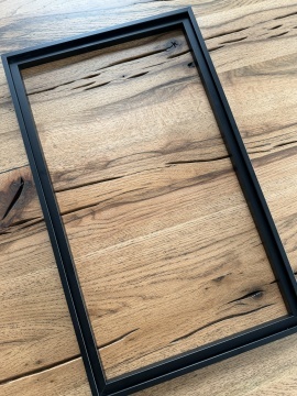Rama aluminiu profil Z10, finisaj negru mat - Img 4