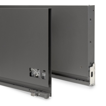 Sertar EV H242mm, 500mm, soft close, 3D, 60kg, gri antracit - Img 2