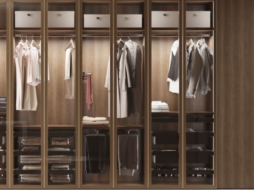 Suport 11 pantaloni extractibil, finisaj titan accesorii dressing Quartz - Img 7