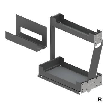Cos Jolly Pinello Board corp 300mm dreapta 2 niveluri finisaj antracit PEKA - Img 2