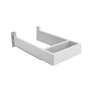 Element insertie pentru sertar chiuveta, cadru U 323x186mm, alb/gri - Img 2