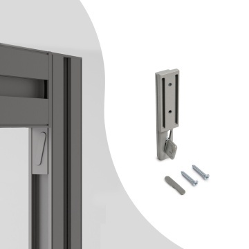 Imbinare profil sistem modular dressing Zero, finisaj gri piatra