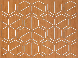 Panou perforat din HDF - LACATTO - BEHIVE Cherry