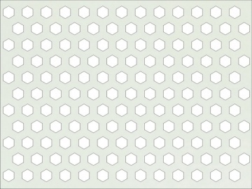 Panou perforat din HDF model HEXAGON - Img 7