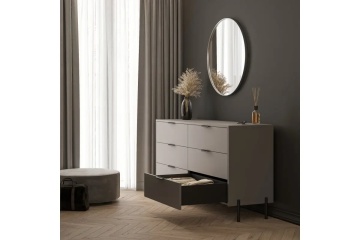 Picior mobilier, canapele RONDA H150, 180mm, finisaj negru mat - Img 4