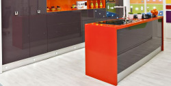 Plinta bucatarie aluminiu periat 4m