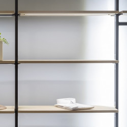 Profil difuzor lumina alb opac 2.9m sistem modular dressing Zero