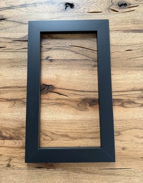 Rama aluminiu profil Z25, finisaj negru mat - Img 3
