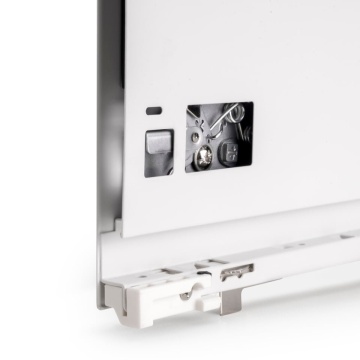 Sertar Emuca V H131mm, 450mm, soft close, 3D, 40kg, alb - Img 2