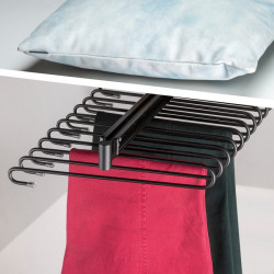 Suport 11 pantaloni extractibil negru accesorii dressing Hook