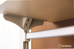 Suport bara haine ovala sistem modular dressing Linea Sevroll