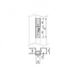 Suport prindere bara haine sistem modular polite Zero