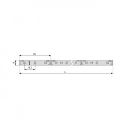 Banda LED Lynx Premium 4,8W/m IP20 (12V DC), 10 m, lumina naturala 4000K